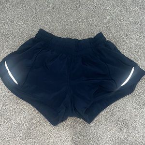 navy blue 2” inseam shorts lulu lemon